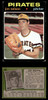 1971 Topps Jim Nelson #298 Pittsburgh Pirates RC Good front and back of card