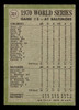 1971 Topps World Series Game 5 #331 Brooks Robinson HOF Low Grade - Creases back of card
