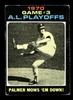 1971 Topps AL Playoffs Game 3 #197 Jim Palmer HOF Good front of card