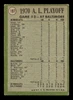 1971 Topps AL Playoffs Game 3 #197 Jim Palmer HOF Good back of card