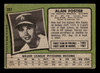 1971 Topps Alan Foster #207 Los Angeles Dodgers VG back of card
