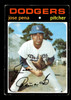 1971 Topps Jose Pena #693 Los Angeles Dodgers High Number SP VG front of card