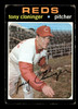 1971 Topps Tony Cloninger #218 Cincinnati Reds Good front of card