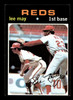 1971 Topps Lee May #40 Cincinnati Reds VG front of card