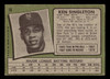 1971 Topps Ken Singleton #16 New York Mets RC Good back of card