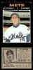 1971 Topps Gil Hodges #183 New York Mets HOF VG front and back of card