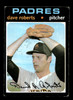 1971 Topps Dave Roberts #448 San Diego Padres VG front of card