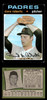 1971 Topps Dave Roberts #448 San Diego Padres VG front and back of card