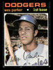 1971 Topps Wes Parker #430 Los Angeles Dodgers VG front of card