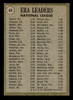 1971 Topps Tom Seaver, Wayne Simpson, Luke Walker #68 NL 1970 ERA Leaders HOF VG back of card