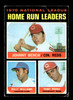 1971 Topps Johnny Bench, Billy Williams, Tony Perez #66 NL 1970 HR Leaders HOF Low Grade - Creases front of card