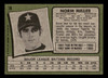 1971 Topps Norm Miller #18 Houston Astros VG back of card