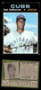 1971 Topps Ken Holtzman #410 Chicago Cubs VG front and back of card