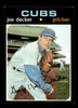 1971 Topps Joe Decker #98 Chicago Cubs RC Good front of card