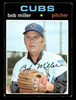 1971 Topps Bob Miller #542 Chicago Cubs Good front of card