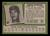 1971 Topps Roberto Rodriguez #424 Chicago Cubs Good back of card