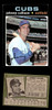 1971 Topps Johnny Callison #12 Chicago Cubs Good front and back of card