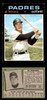 1971 Topps Al Ferrara #214 San Diego Padres Good front and back of card