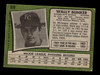 1971 Topps Wally Bunker #528 Kansas City Royals VG back of card