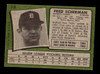 1971 Topps Fred Scherman #316 Detroit Tigers RC VG back of card