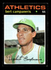1971 Topps Bert Campaneris #440 Oakland Athletics VG front of card