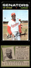 1971 Topps Ed Stroud #217 Washington Senators Low Grade - Creases front and back of card