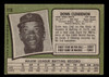 1971 Topps Donn Clendenon #115 New York Mets Low Grade - Creases — Example B back of card