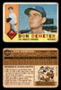 1960 Topps Don Demeter #234 Los Angeles Dodgers VG front and back of card