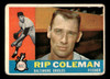 1960 Topps Rip Coleman #179 Baltimore Orioles VG front of card