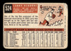 1959 Topps Larry Osborne #524 Detroit Tigers High Number Low Grade - Creases back of card