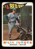 1960 Topps Billy Jurges #220 Boston Red Sox Low Grade - Creases front of card