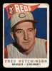 1960 Topps Fred Hutchinson #219 Cincinnati Reds VG front of card