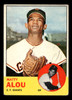 1963 Topps Matty Alou #128 San Francisco Giants Good front of card