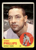 1963 Topps Bubba Phillips #177 Detroit Tigers Low Grade - Creases front of card