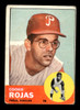 1963 Topps Cookie Rojas #221 Philadelphia Phillies VG front of card
