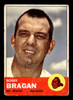 1963 Topps Bobby Bragan #73 Milwaukee Braves Low Grade - Marks front of card