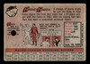 1958 Topps Harvey Haddix #118 Cincinnati Redlegs Poor back of card