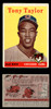 1958 Topps Tony Taylor #411 Chicago Cubs Low Grade - Creases front and back of card