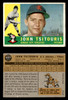 1960 Topps John Tsitouris #497 Kansas City Athletics VG front and back of card