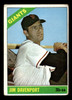 1966 Topps Jim Davenport #176 San Francisco Giants Low Grade - Creases front of card