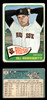1965 Topps Bill Monbouquette #142 Boston Red Sox Low Grade - Creases front and back of card