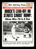 1969 Topps Lou Brock - 1968 World Series Game 4 #165 1968 World Series HOF VG front of card