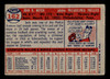 1957 Topps Jack Meyer #162 Philadelphia Phillies VG back of card