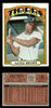 1972 Topps Gates Brown #187 Detroit Tigers Low Grade - Creases front and back of card