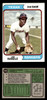 1974 Topps Leonard Shenoff Randle #446 Rangers VG front and back of card