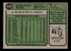 1974 Topps Matty Alou #430 San Diego Padres Low Grade - Creases back of card