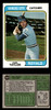 1974 Topps Carl Taylor #627 Kansas City Royals Low Grade - Creases front and back of card