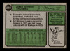 1974 Topps Gorman Thomas #288 Milwaukee Brewers RC VG back of card