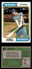 1974 Topps Gorman Thomas #288 Milwaukee Brewers RC VG front and back of card
