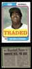 1974 Topps Traded Tommie Agee #630T Los Angeles Dodgers VG — Example A front and back of card